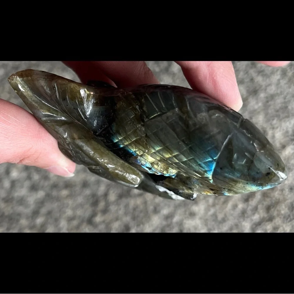 🐟 Fish Labradorite Carving/Figurine